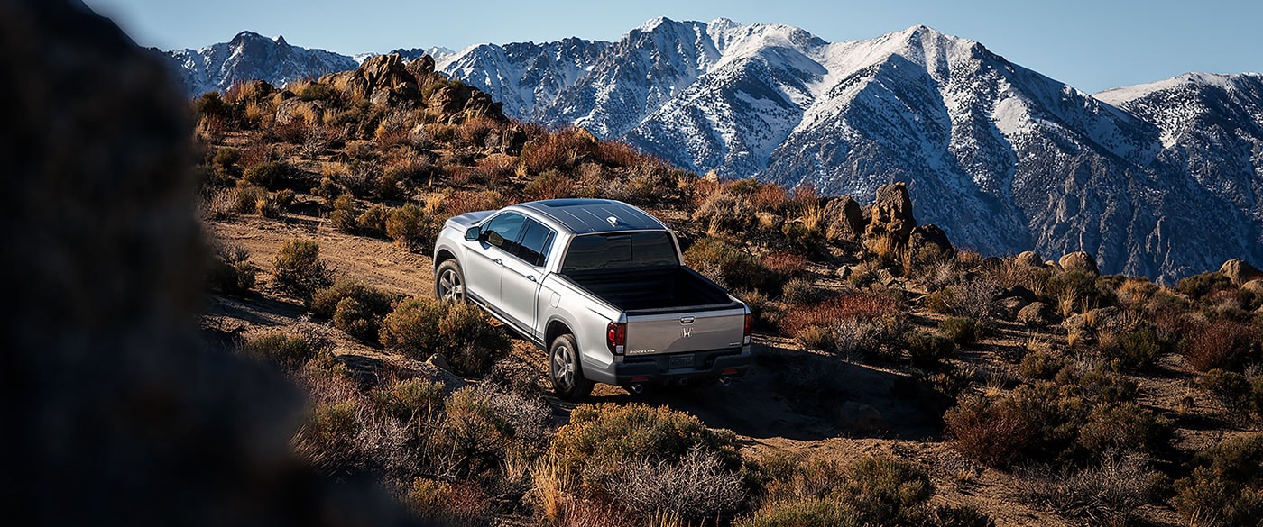  Honda Ridgeline is a midsize pickup truck from Honda featuring an advanced design featuring superior performance. Visit your Honda dealership and explore the dimensions of a Honda Ridgeline.